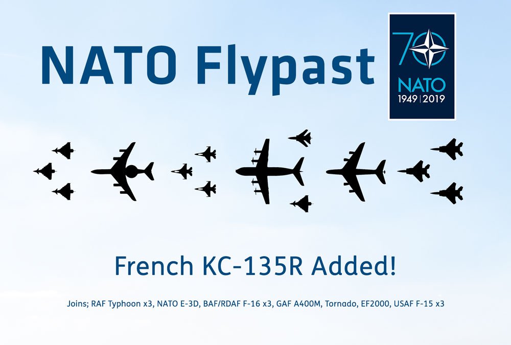 Nato Flypast on Friday & Saturday