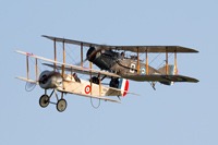 Bristol Scout and Bristol F2b at Old Warden