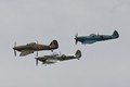 Spitfire pair and Hurricane 9812