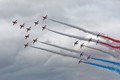 Red Arrows and Patrouille de France form Concorde 6979