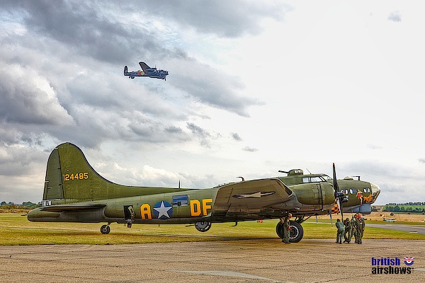 Lancaster overflying SallyB