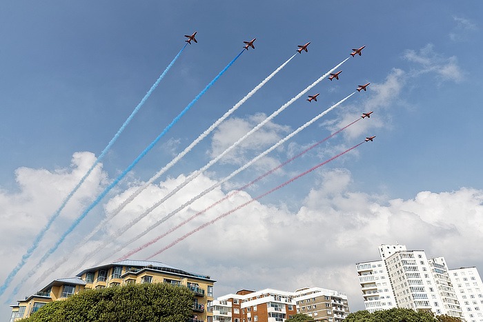 Red Arrows arrival