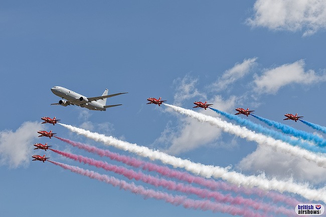 Red Arrows and Boeing Poseidon