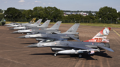 RIAT 2024 themes include the F-16