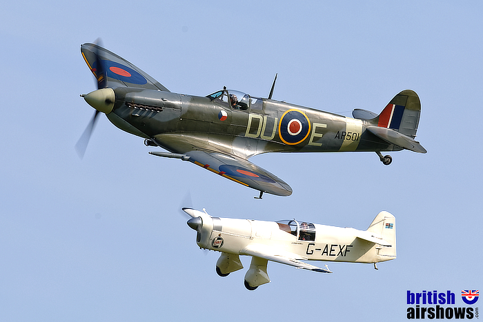 Spitfire and Mew Gull