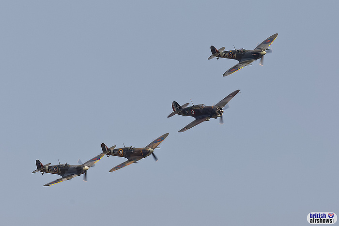 Spitfires and Curtiss Hawk