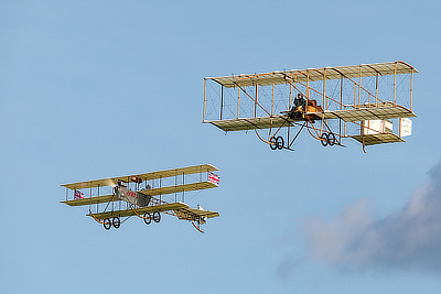 Avro Triplane and Bristol Boxkite