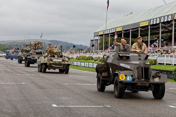 Armoured cars in the Victory Parade