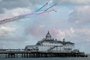 Red Arrows rollbacks over the pier