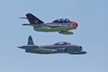MiG-15 and Canadair T33