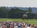 Chinook up close to the crowd