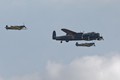 BBMF Avro Lancaster with 2 Spitfires 2506