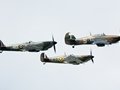 Spitfires and Hurricane