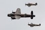 BBMF Lancaster, Spitfire and Hurricane