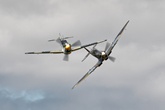 Buchon Yellow 10 and Spitfire Dogfight 8933