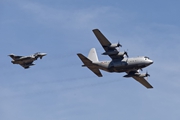 Lockheed C-130K Hercules, Eurofighter Ef2000 intercept, Austrian Air Force 