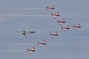 PC-7 Team and McDonnell Douglas FA-18C Hornet, Swiss Air Force  6714