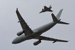 Airbus A330 Voyager (RAF) refuelling Gripen 3544