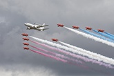 Boeing Wedgetail AEW.1 (RAF) & Red Arrows on Saturday